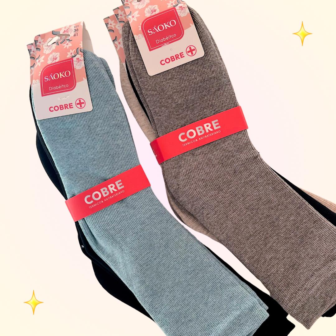 3 pares de calcetines térmicos para diabéticos